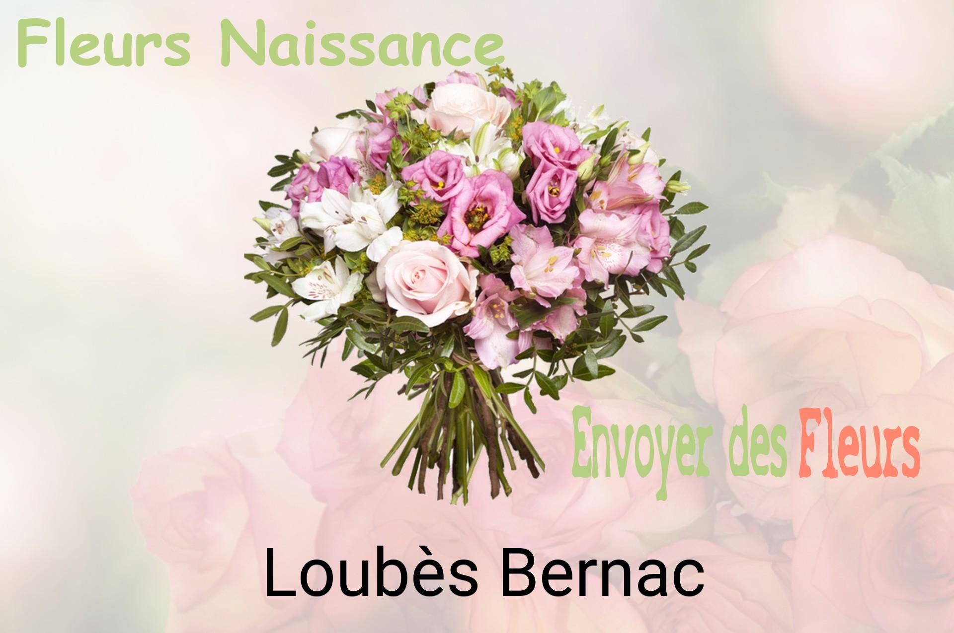 Bouquet de fleurs de naissance livré à Loubès-Bernac